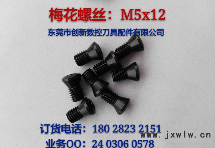 12.9 級(jí)梅花螺絲 數(shù)控刀具配件 刀把螺絲  雙頭牙 中心銷(xiāo)