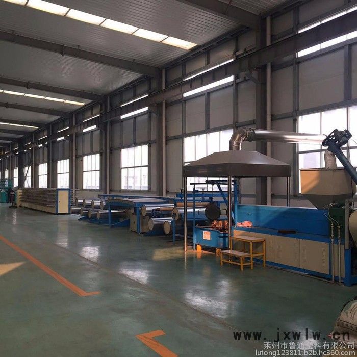 魯通供應(yīng)ND-90型高效數(shù)控塑料圓絲，扁絲拉絲機(jī) 塑料拉絲機(jī)