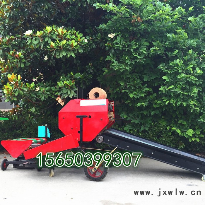 皇竹草青飼料青儲(chǔ)打捆覆膜機(jī) 牧草發(fā)酵裹包機(jī)
