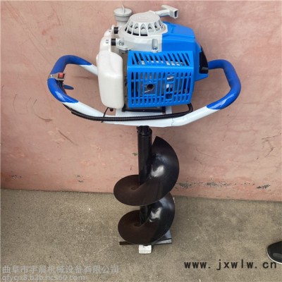 大棚打樁挖坑機(jī) 種樹挖坑打洞機(jī) 宇晨汽油立柱打孔機(jī)