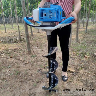 桃樹用挖坑機(jī)  手提式汽油打孔機(jī) 宇晨種樹挖窩打洞機(jī)