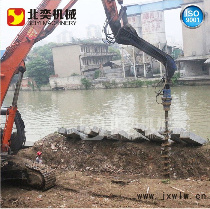 北奕 鉆洞大坑機(jī) 樹坑 打孔機(jī) 挖機(jī)帶鉆機(jī)