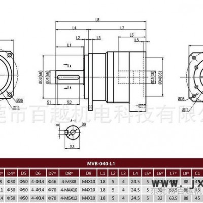 激光雕刻機(jī)專用臺(tái)灣精密減速機(jī)伺服減速機(jī)行星變速箱