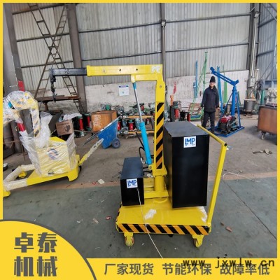 液壓小吊機(jī)汽車(chē)發(fā)動(dòng)機(jī)吊架 購(gòu)買(mǎi)卓泰大型自制超小型簡(jiǎn)易起重機(jī) 動(dòng)力強(qiáng)勁
