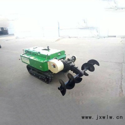 啟航牌履帶式果園果樹開溝施肥機(jī) 發(fā)動機(jī)35馬力回填一體機(jī)批發(fā)