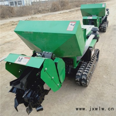 啟航田園管理設(shè)備 柴油發(fā)動機(jī)自動回填機(jī) 履帶式開溝施肥機(jī)