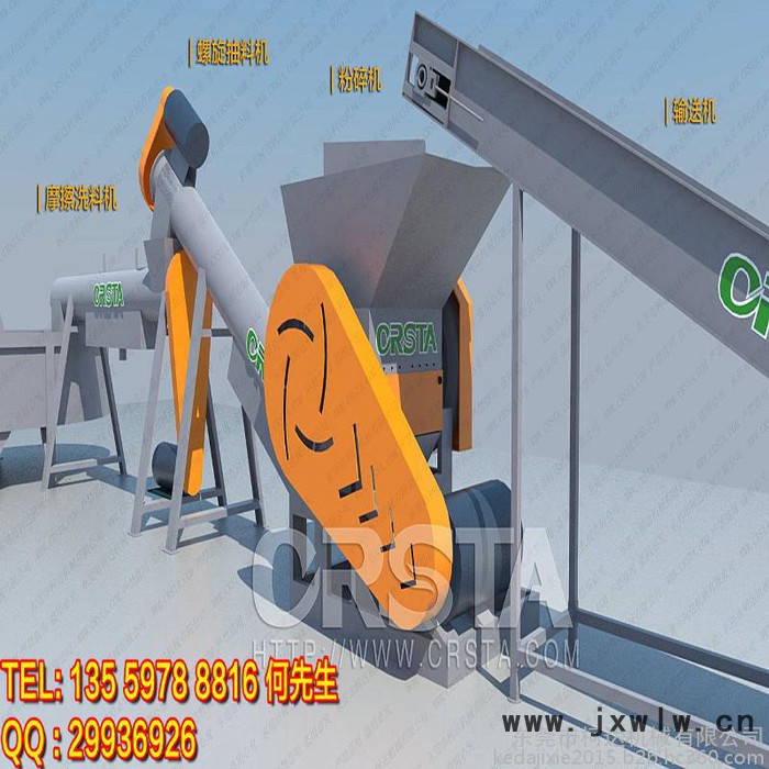 塑料薄膜清洗回收干燥設備、塑料清洗生產(chǎn)線 垃圾薄膜
