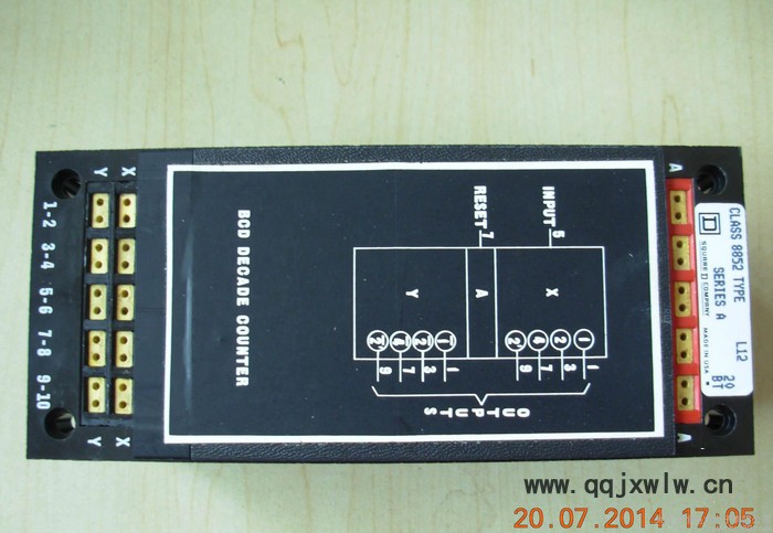 Square D美國(guó)BCD十進(jìn)制計(jì)數(shù)器class 8852 L12