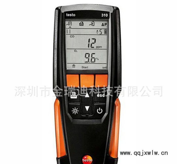 testo 310煙氣分析儀  德圖310煙氣分析儀套裝1（不帶打印機）
