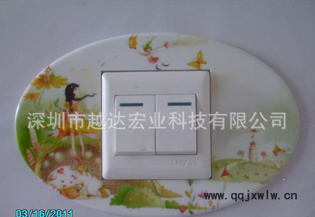 PVC開關(guān)貼打印機(jī) 多少錢 溫州ABS面板UV彩印設(shè)備 塑料3D印花機(jī)