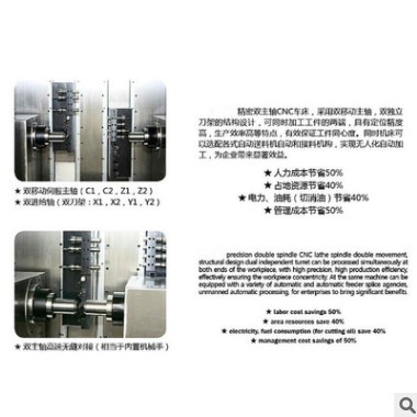 供應TS3000數(shù)控車床雙軸車床數(shù)控機床 雙主軸排刀全自動數(shù)控車床