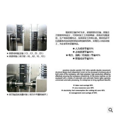 供應TS3000數(shù)控車床雙軸車床數(shù)控機床 雙主軸排刀全自動數(shù)控車床
