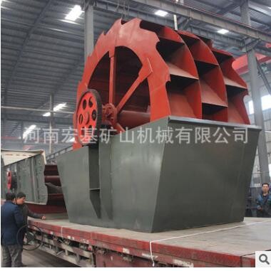 大型泥沙分離輪斗式洗砂機(jī) 石料廠砂石清洗洗石機(jī) 河沙多槽洗石機(jī)