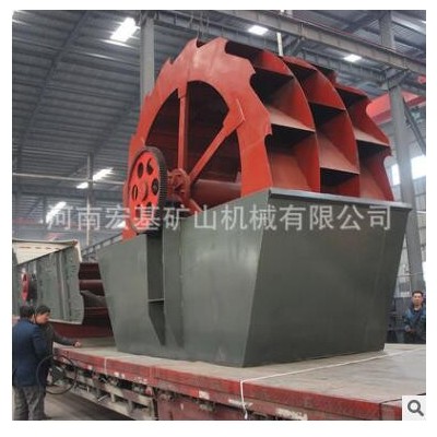 大型泥沙分離輪斗式洗砂機(jī) 石料廠砂石清洗洗石機(jī) 河沙多槽洗石機(jī)