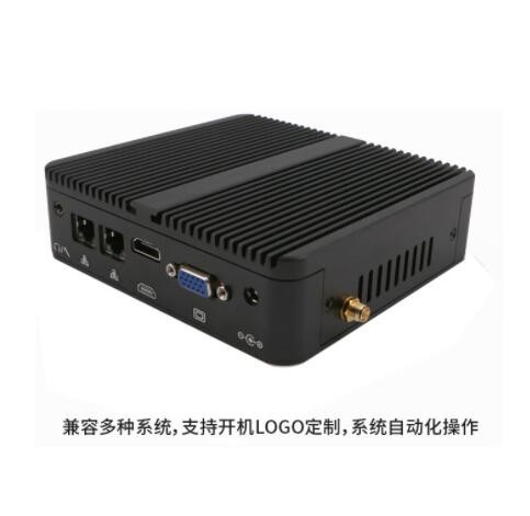 迷你車載電腦 J4125無風(fēng)扇嵌入式工控機 J1900工業(yè)主機