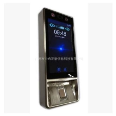 特價(jià)大容量高端大屏人臉識別指紋門禁考勤機(jī) 人臉識別閘道一體機(jī)