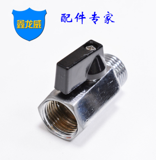 自產(chǎn)自銷(xiāo)手柄迷你閥內(nèi)外牙拋光閥鍍鎳六角閥手動(dòng)控制閥黃銅球閥