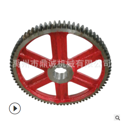 鼎城機(jī)械廠家直銷礦用皮帶機(jī)配件76牙齒輪同步齒輪加工定制鑄造